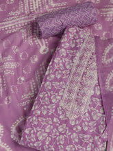 Printed Cotton Blend Unstitched Suit With Dupatta